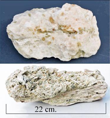 Gypsum, sedimentary, Penarth. Bill Bagley Rocks and Minerals